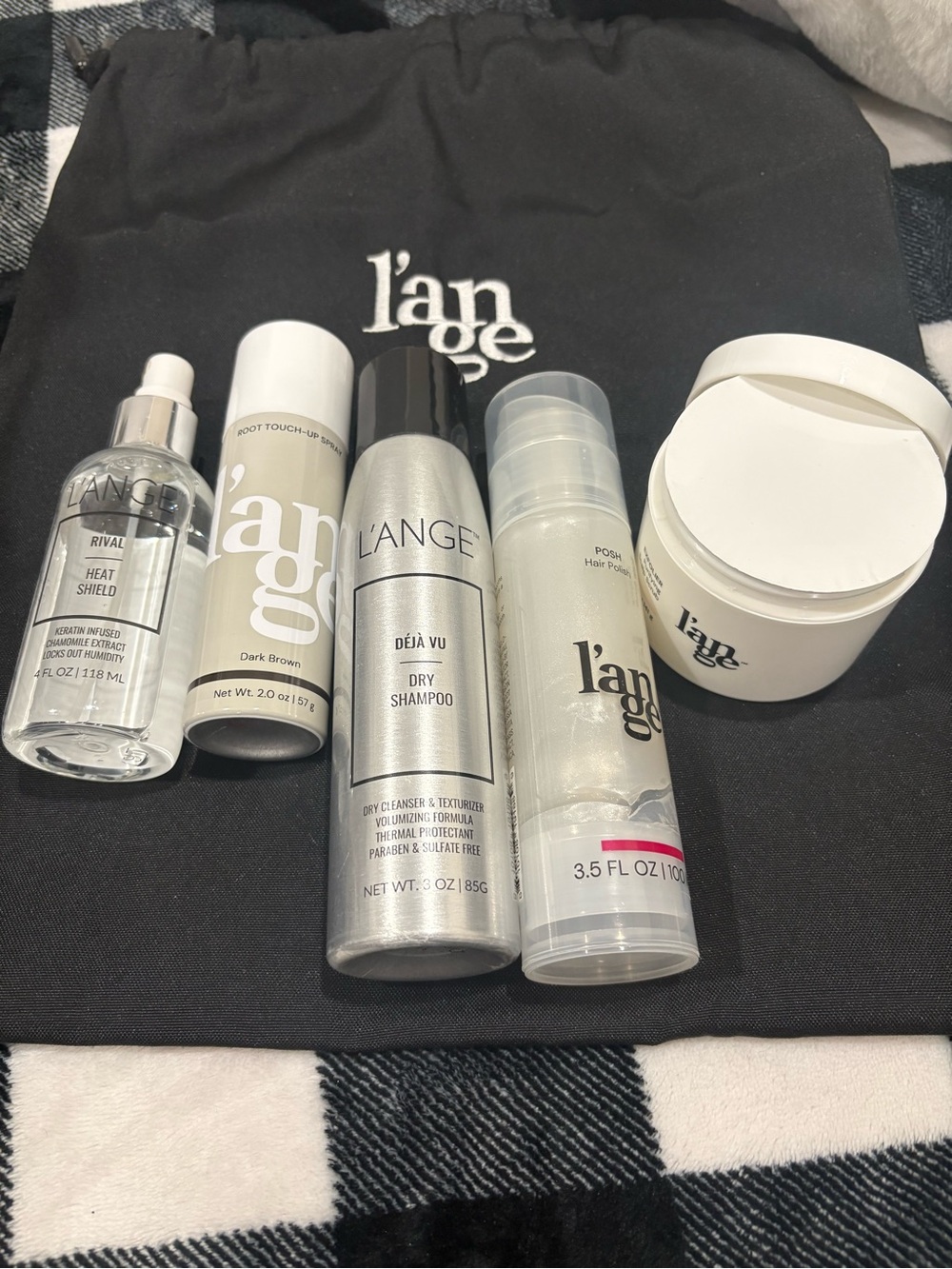 Lange Hair Care Set with bag!